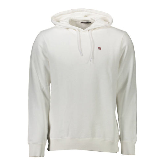 Napapijri Weißer Baumwollpullover für Männer