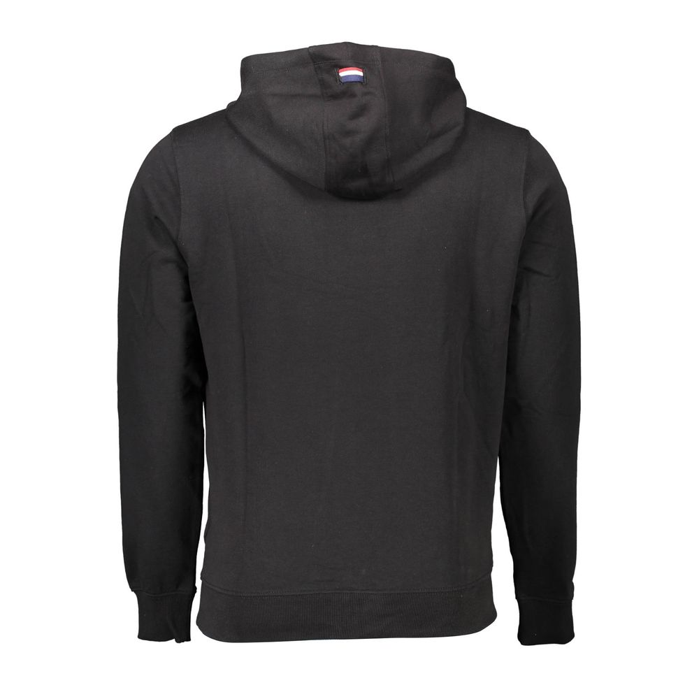 U.S. POLO ASSN. Schwarzer Baumwollpullover für Männer