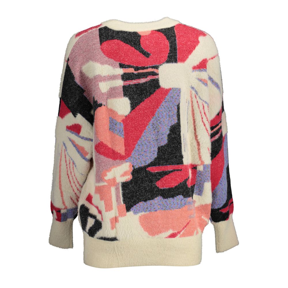 Desigual Weißer Viskose Pullover für Frauen