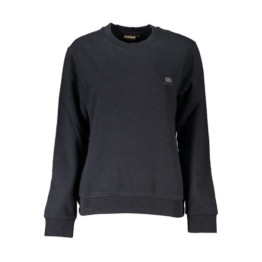 Napapijri Schwarzer Baumwollpullover für Frauen