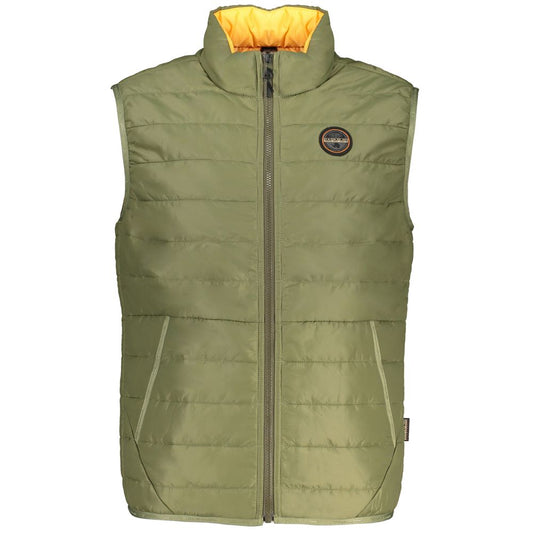 Napapijri Ärmellose Jacke mit Reißverschluss und Kontrastdetails