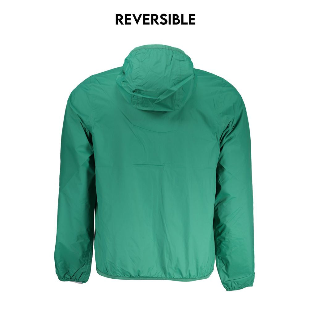 K-WAY Wasserdichte Jacke mit Kapuze, wendbar