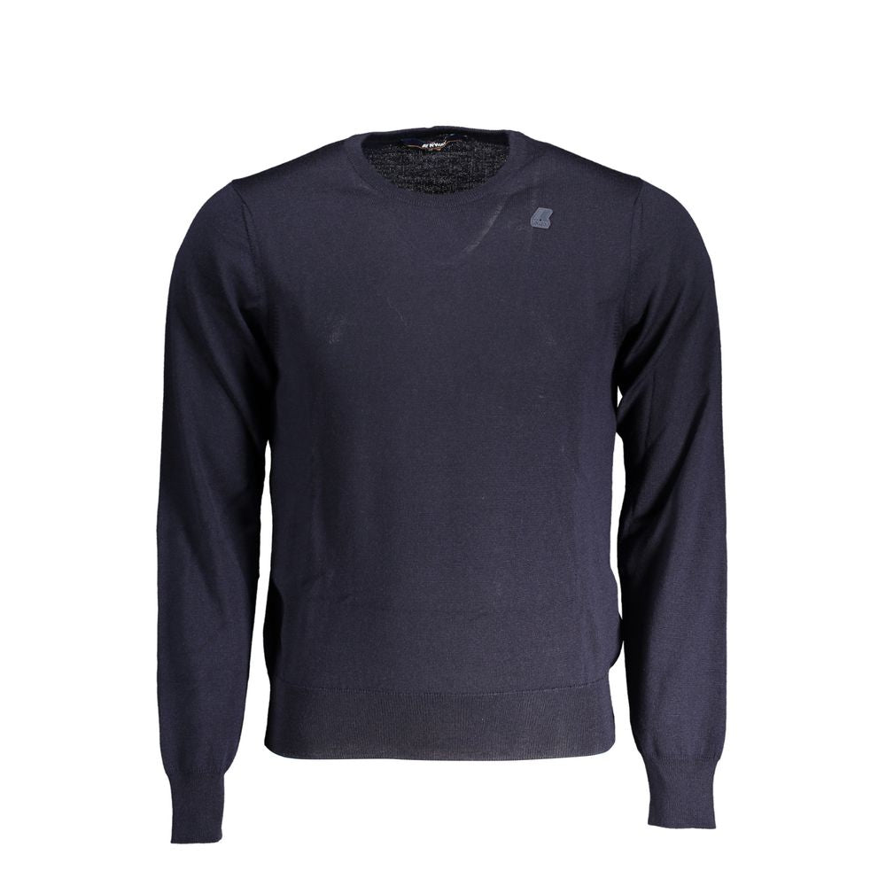 K-WAY Blauer Pullover aus Wolle