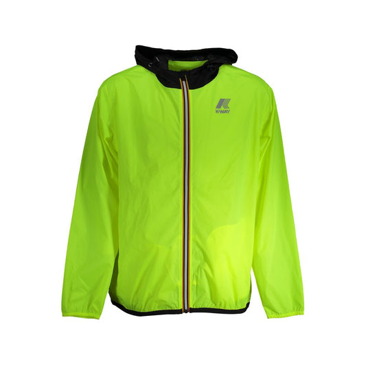 K-WAY Gelbe Polyamid-Jacke