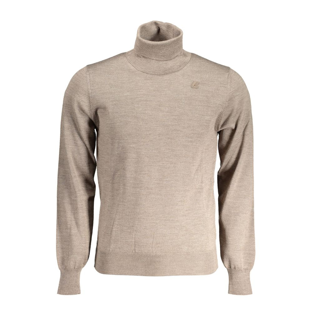 K-WAY Brauner Wollpullover
