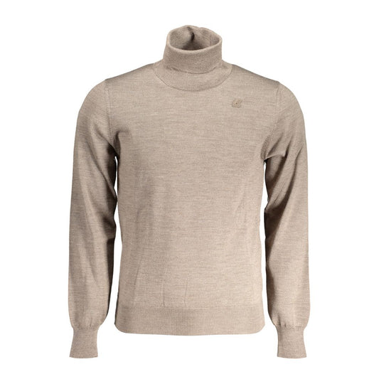 K-WAY Brauner Wollpullover