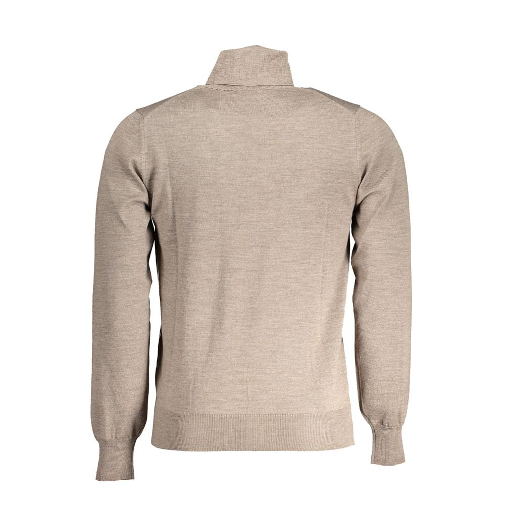 K-WAY Brauner Wollpullover