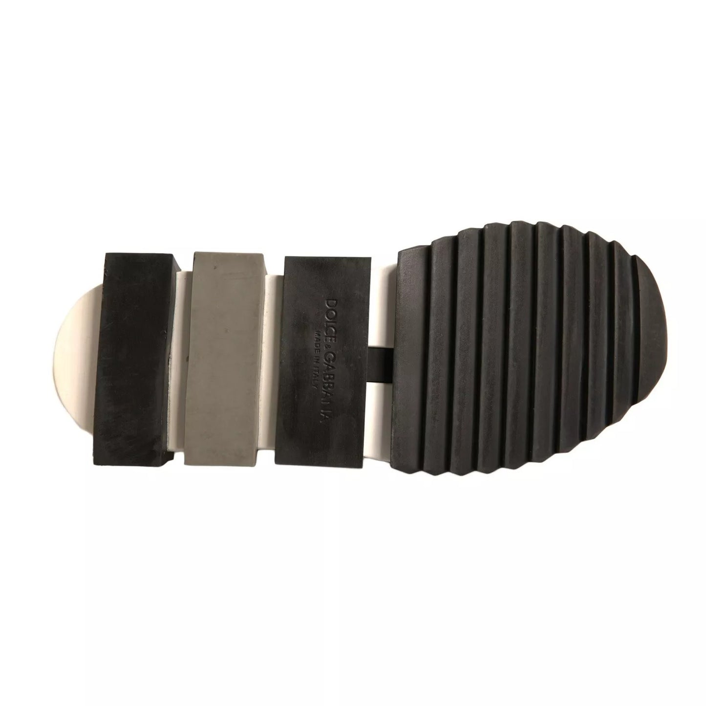 Dolce & Gabbana Schwarz Weiß Slip On Sorrento Sneakers Schuhe