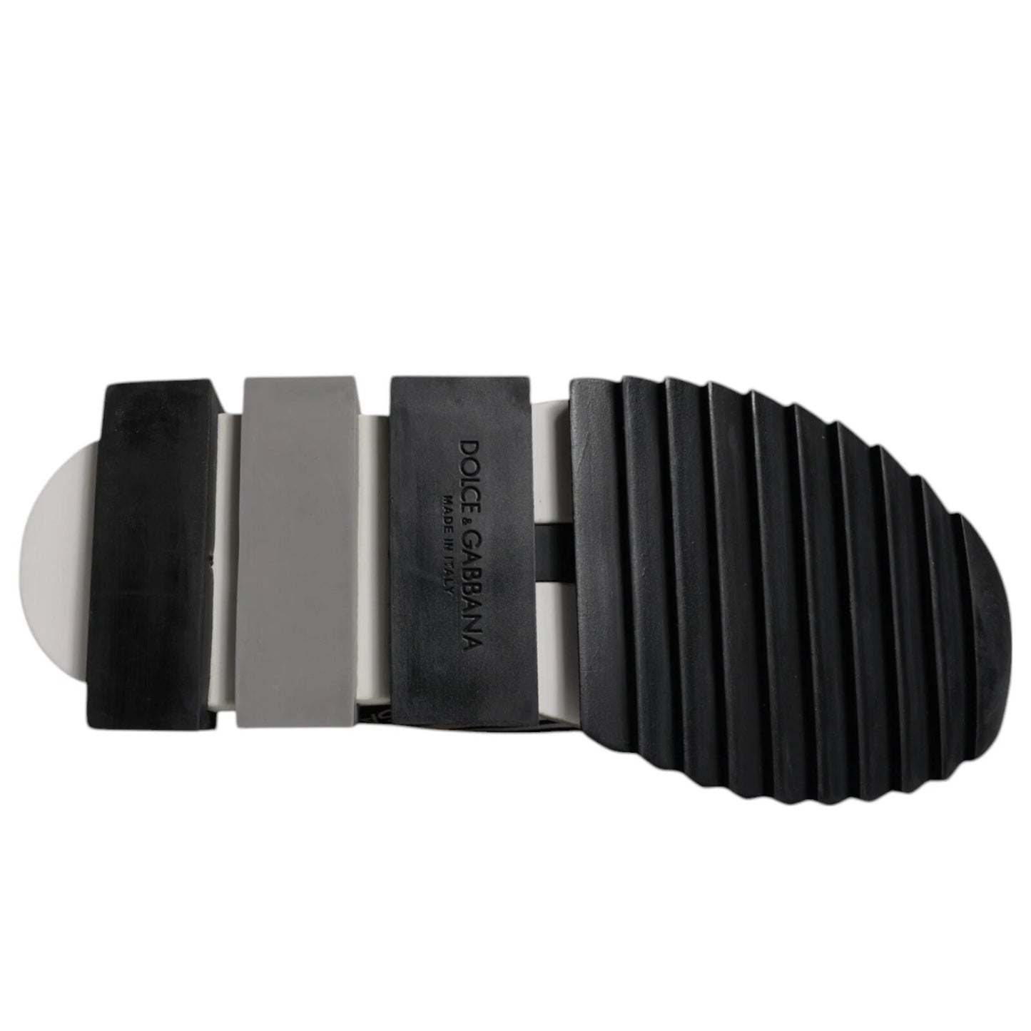 Dolce & Gabbana Weiß Schwarz Slip On Sorrento Sneakers Schuhe