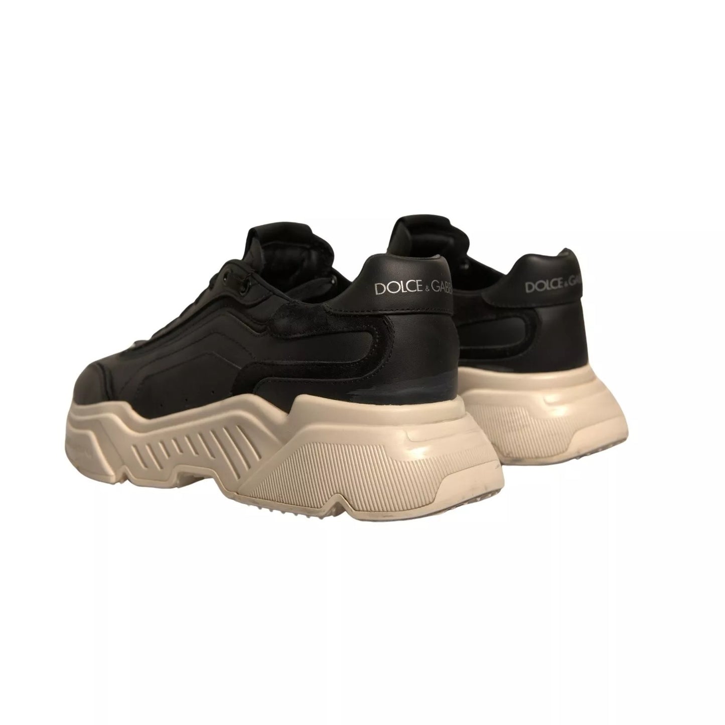 Dolce & Gabbana Schwarz Weiß Daymaster Low Top Turnschuhe Schuhe