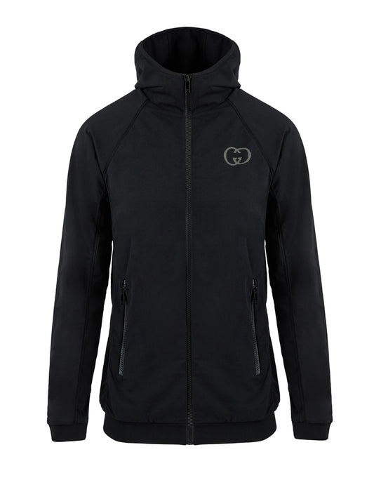Gucci Schwarzes Polyamid-Kapuzen-Sweatshirt
