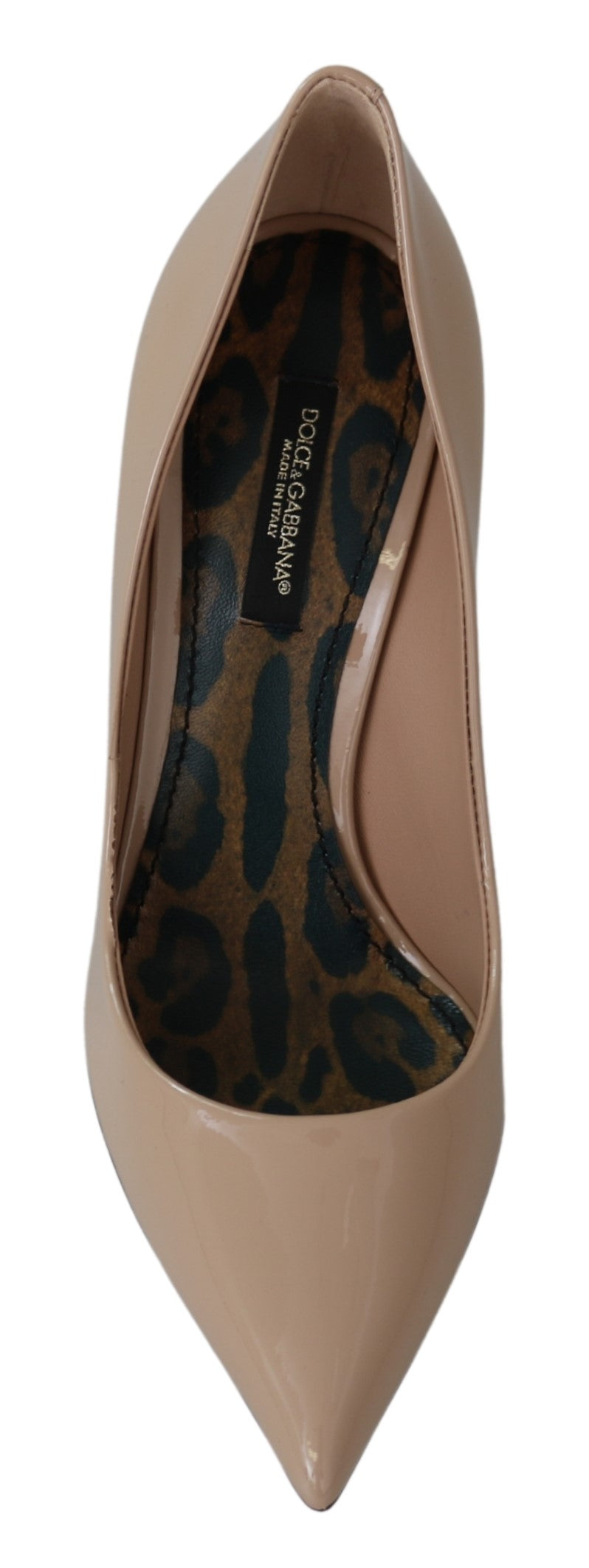 Dolce & Gabbana Beige Lackleder Stilettoabsatz Pumps