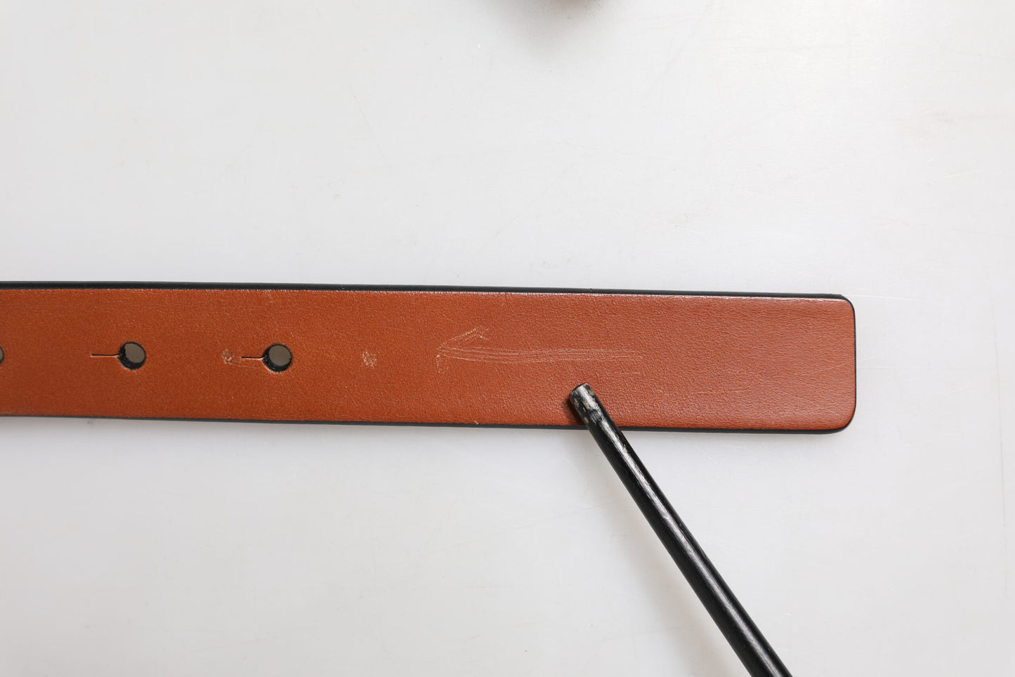 Dolce & Gabbana Brauner Leder-Gold-Rechteck-Gürtel mit Schnalle