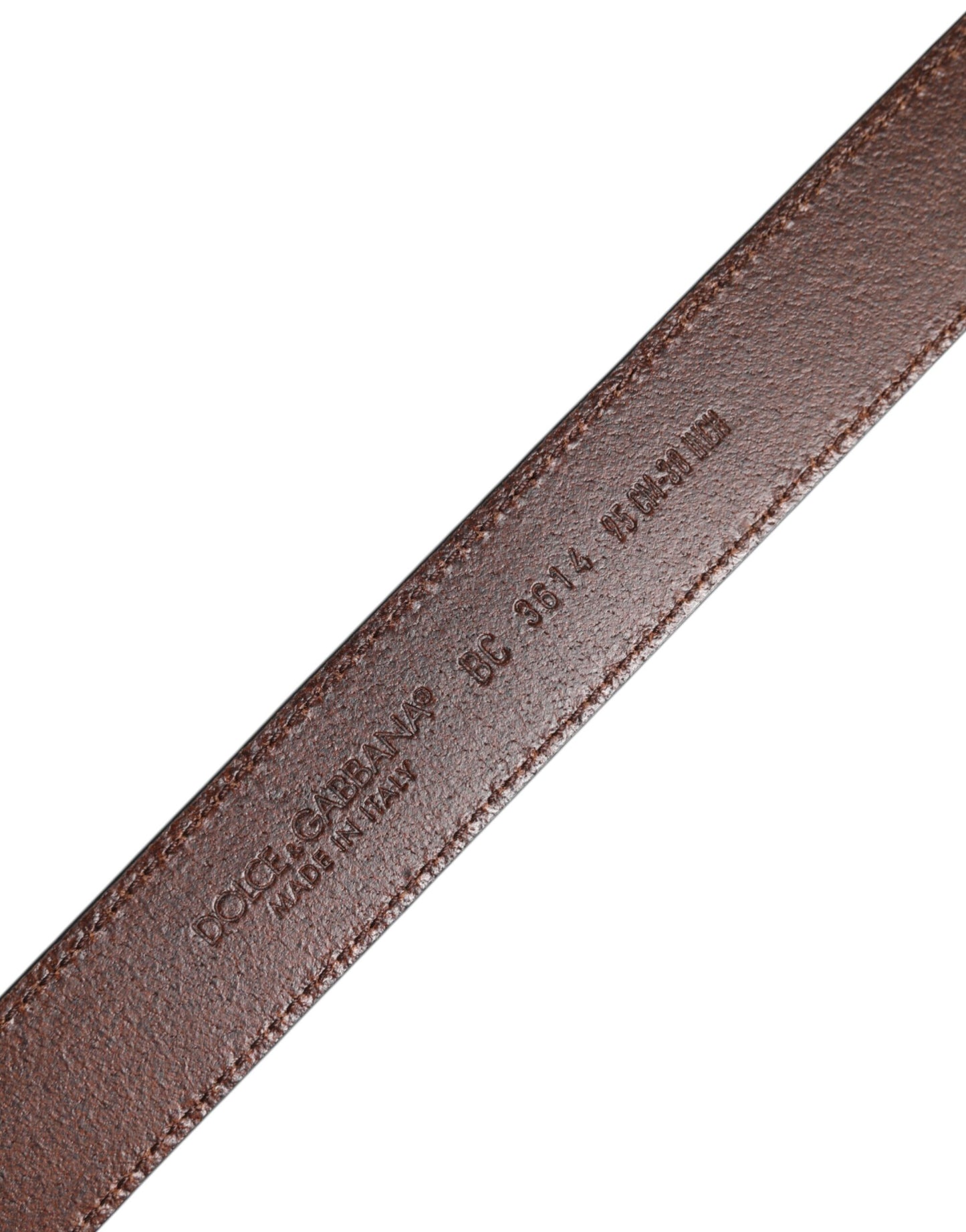 Dolce & Gabbana Grüner klassischer Ledergürtel mit Metallschnalle