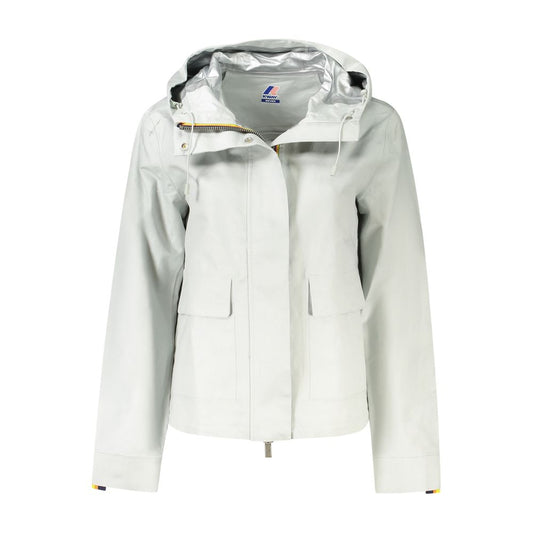K-WAY Graue Leinenjacke für Frauen
