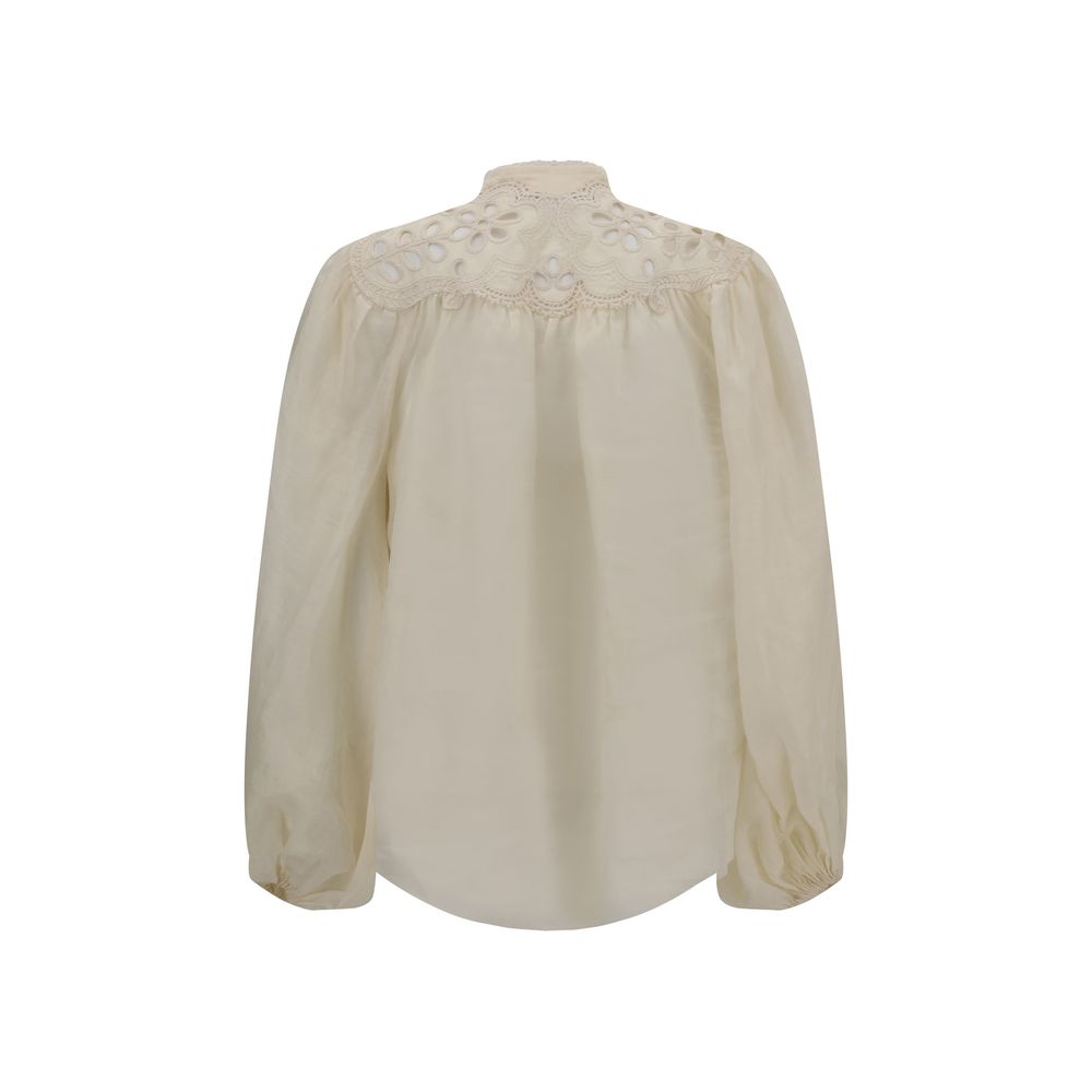 Zimmermann Bestickte Coco-Bluse