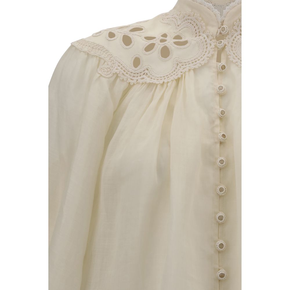 Zimmermann Bestickte Coco-Bluse