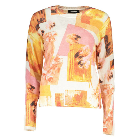 Desigual Hochgeschlossener Pullover mit Kontrastdetails