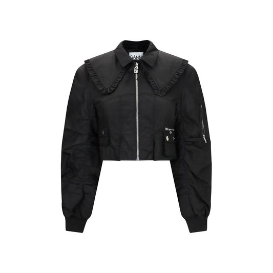 Ganni Duchesse-Bomberjacke