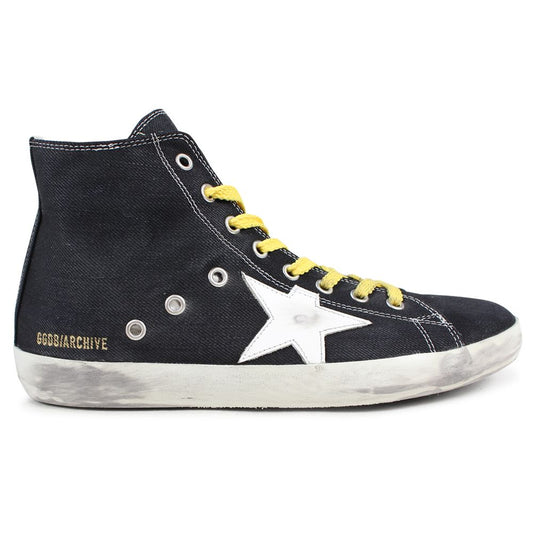 Golden Goose Schwarzer Canvas-Sneaker
