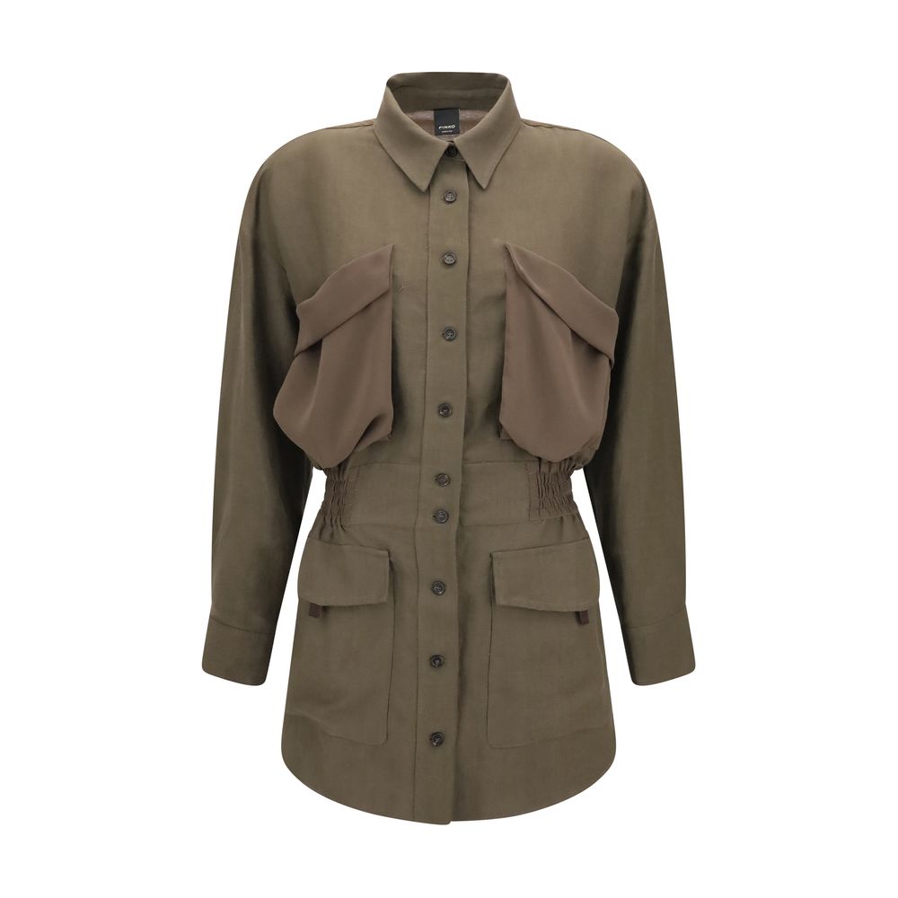 PINKO Hemdjacke aus Leinen