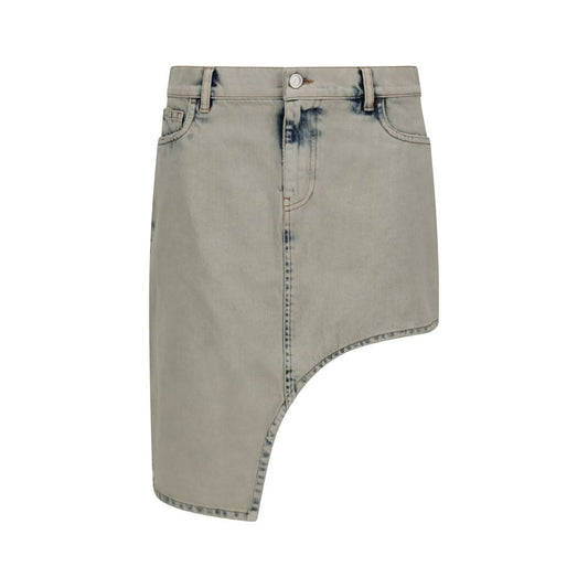 Coperni Asymmetrischer Denim-Minirock