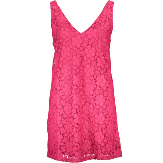 Desigual Rosa Viskose Frauen Kleid