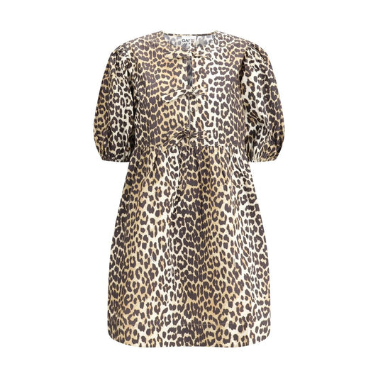 Ganni Leoparden-Minikleid