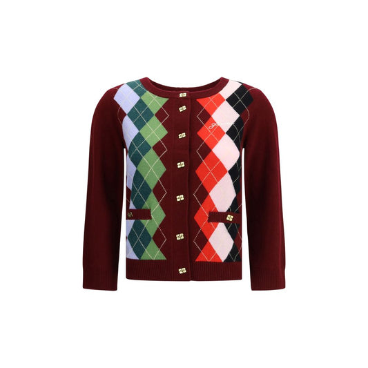 Ganni Karo-Strickjacke