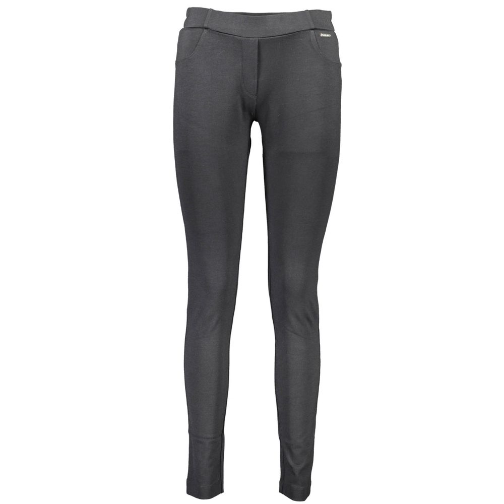 U.S. POLO ASSN. Schwarze Viskose-Leggings für Frauen