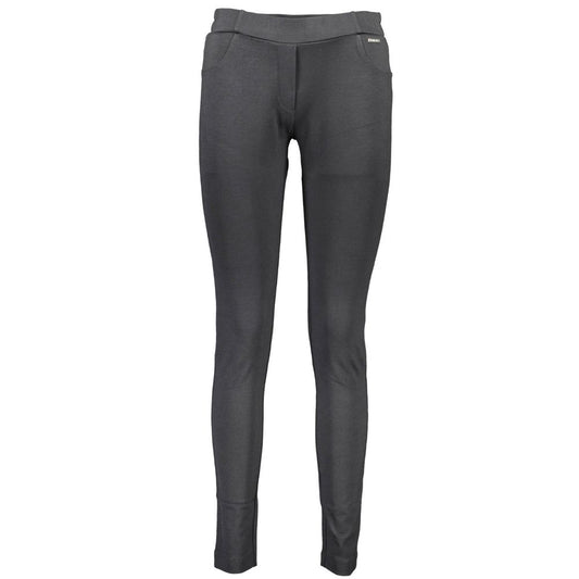 U.S. POLO ASSN. Schwarze Viskose-Leggings für Frauen