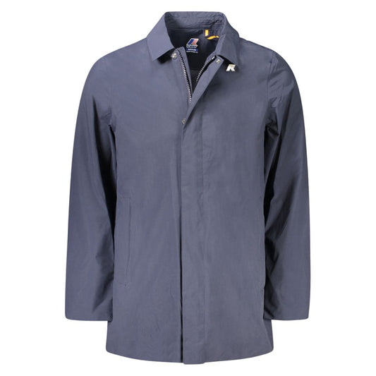 K-WAY Blaue Polyamid Herren Jacke