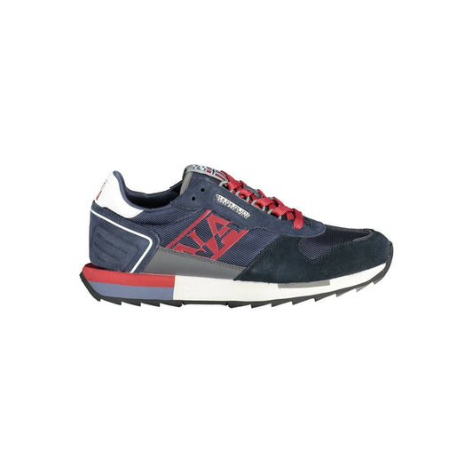 Napapijri Blaue Leder Herren Sneaker