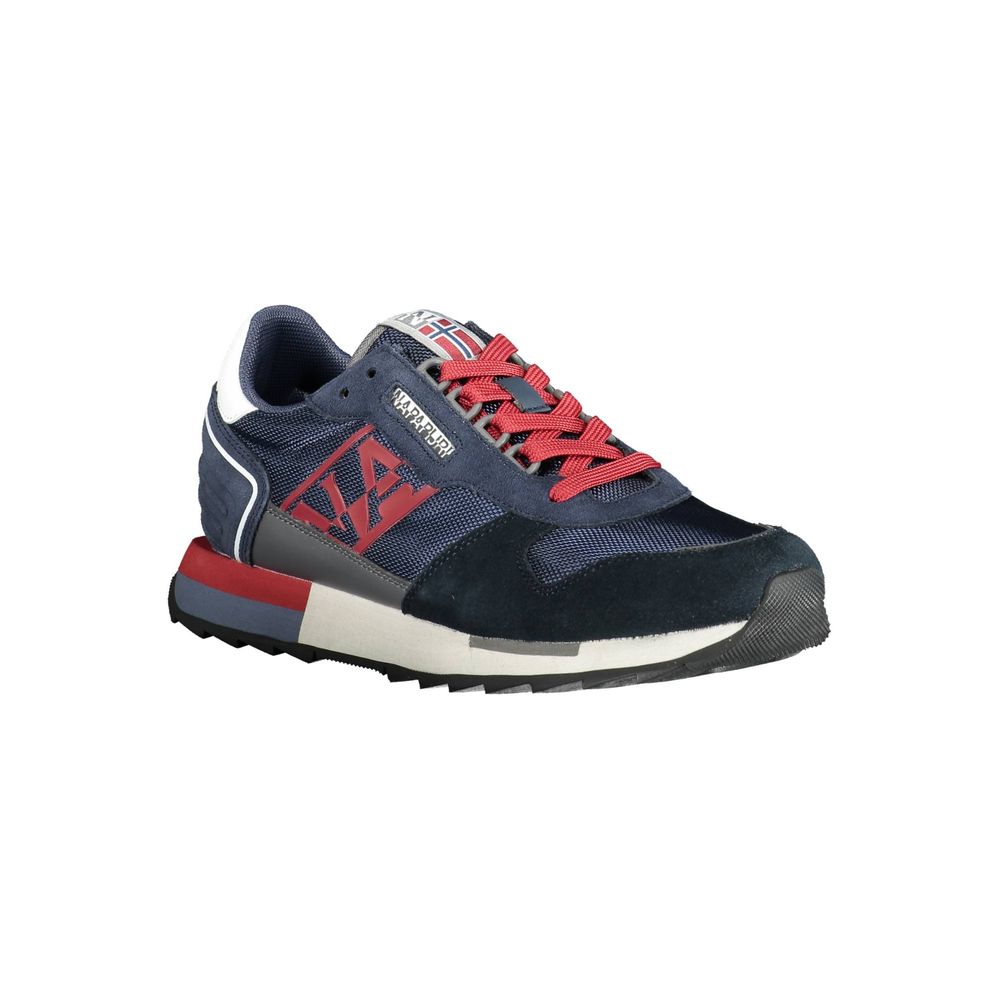 Napapijri Blaue Leder Herren Sneaker