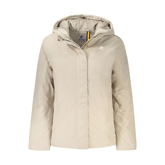 K-WAY Beige Polyamid Damen Jacke