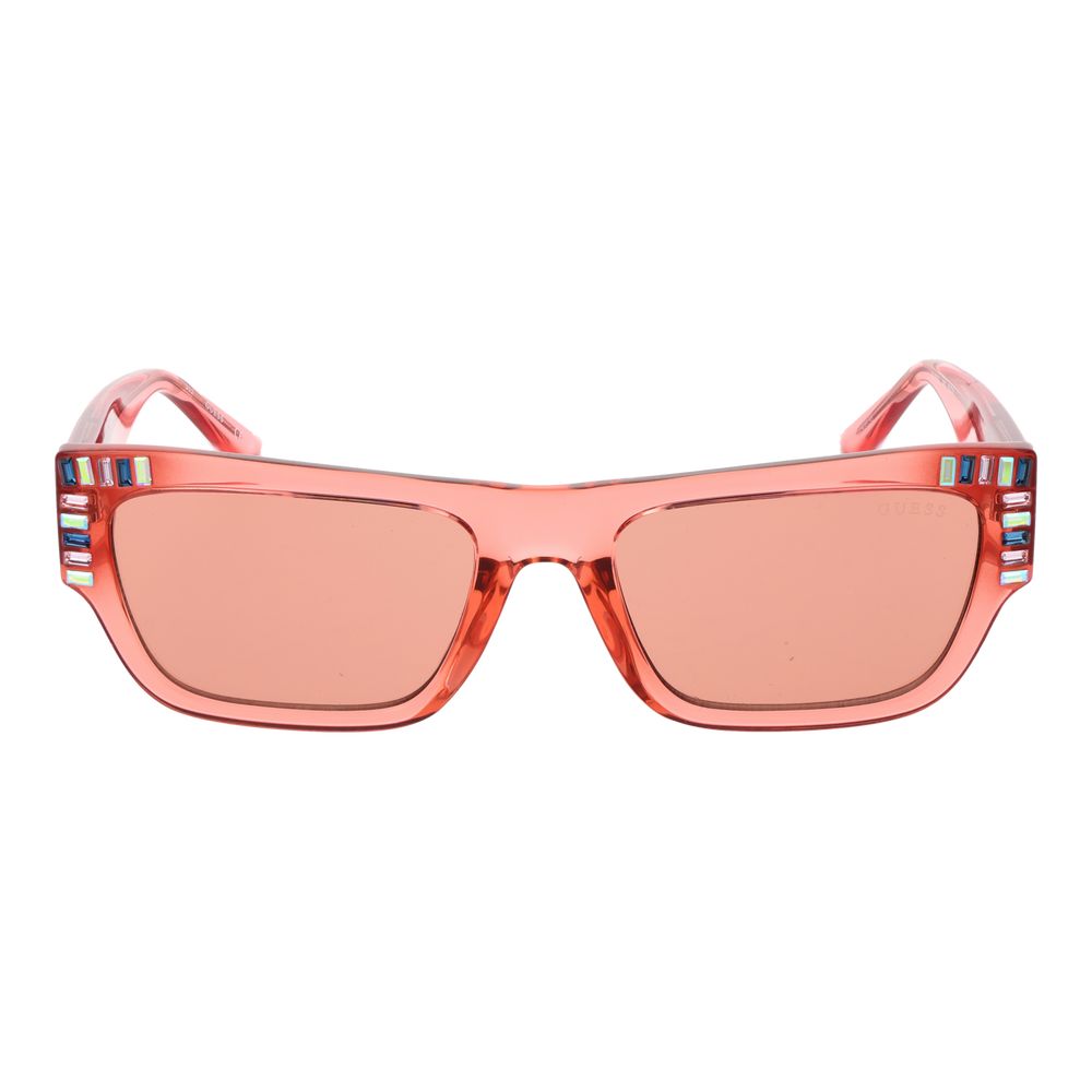 Guess Rosafarbene Sonnenbrille aus Kunststoff