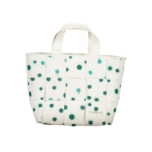 Desigual Handtasche aus weißem Polyethylen