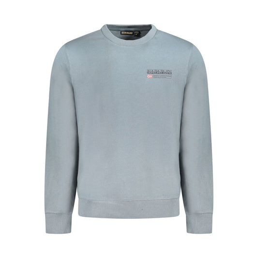 Napapijri Grauer Baumwollpullover für Männer
