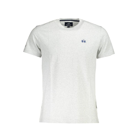 La Martina Braunes Baumwoll-T-Shirt für Männer