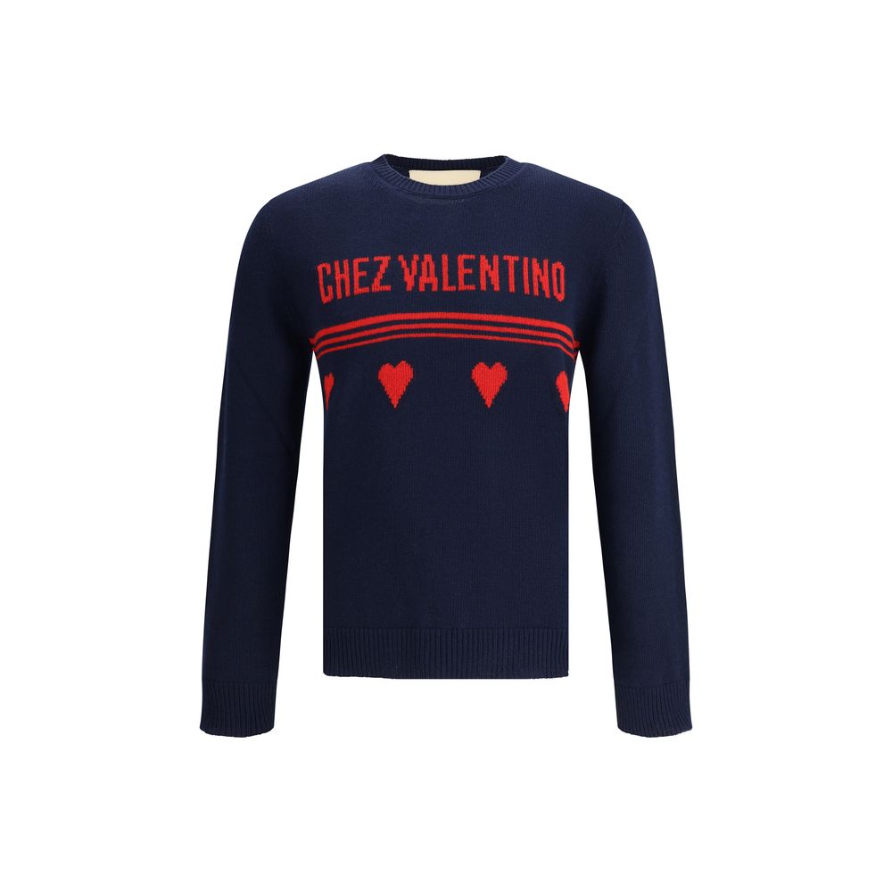 Chez Valentino Pullover aus Wolle