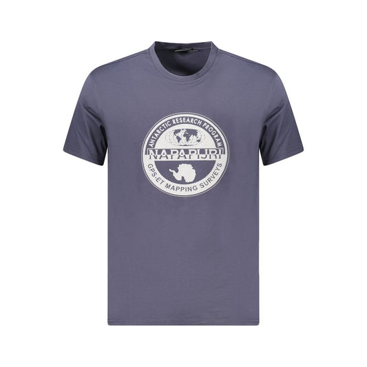Napapijri Blau Baumwolle Männer T-Shirt