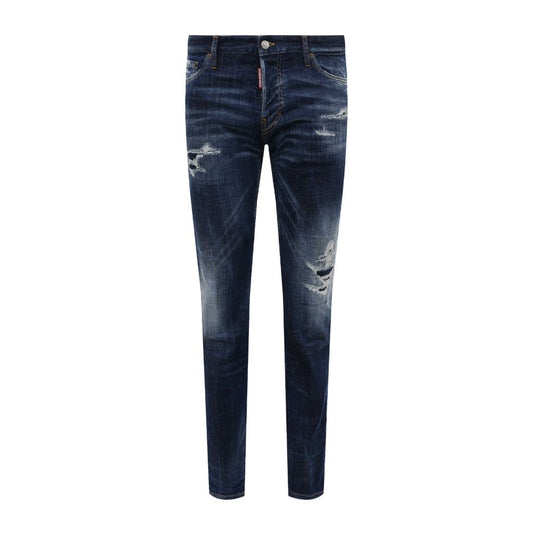 Dsquared² Blaue Baumwolljeans &amp