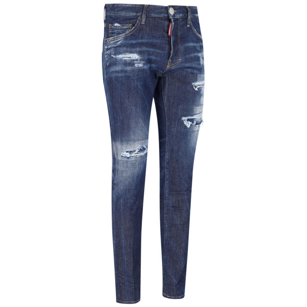 Dsquared² Blaue Baumwolljeans &amp
