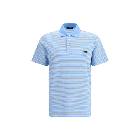 Prada Gestreifter Polo-Pullover