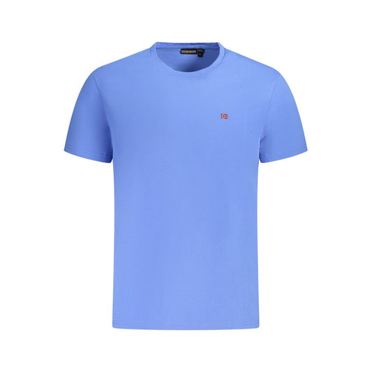 Napapijri Blau Baumwolle Männer T-Shirt
