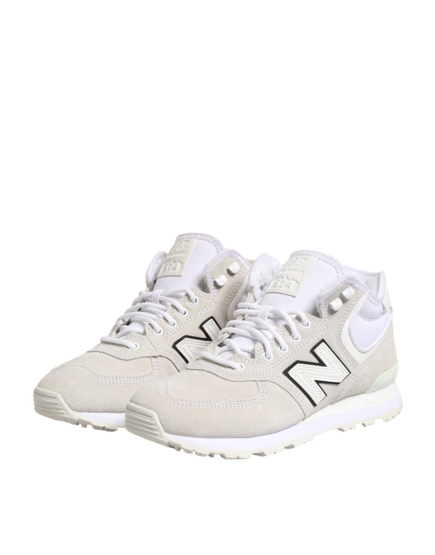 New Balance Off Weiß Wildleder Turnschuhe Schuhe