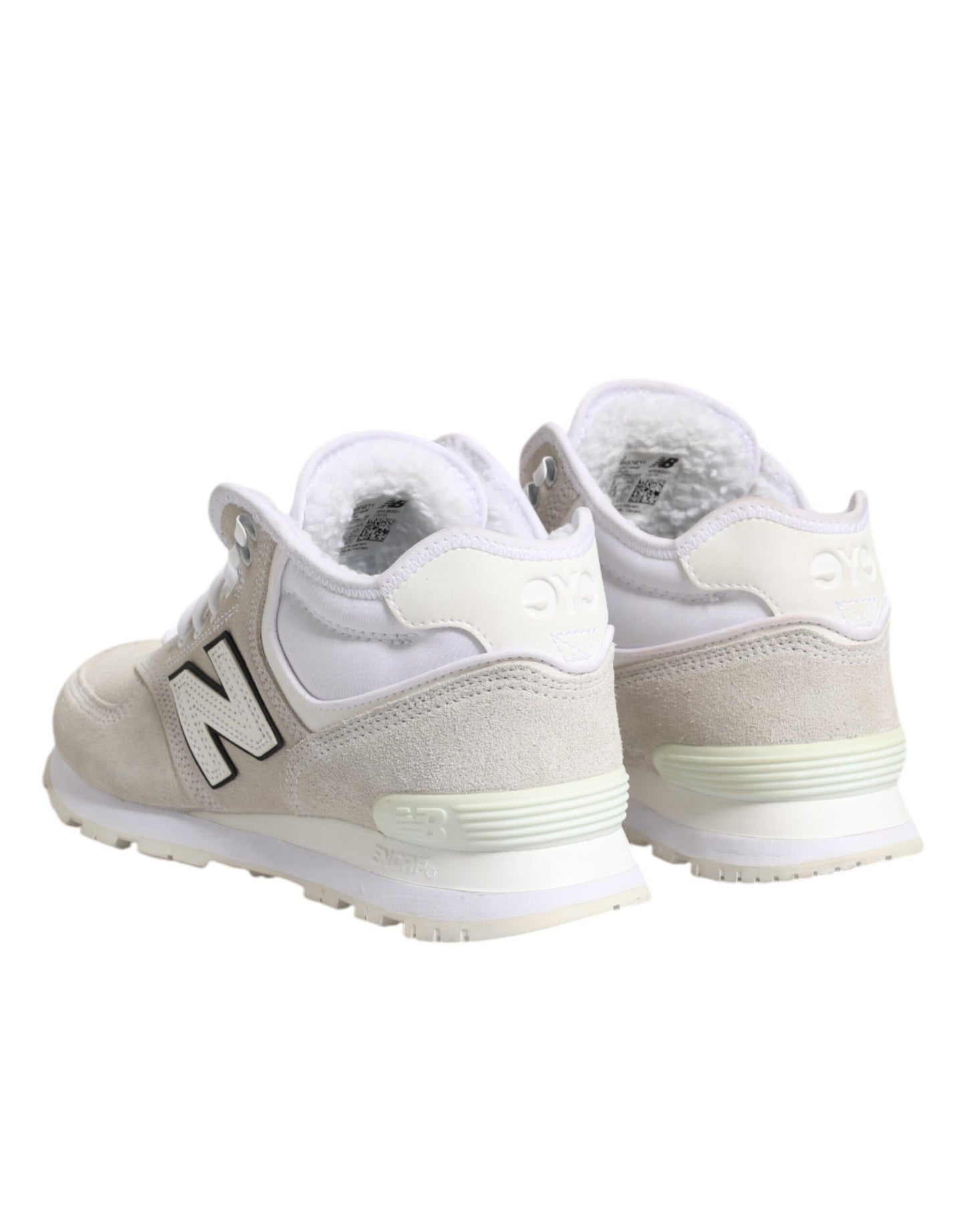 New Balance Off Weiß Wildleder Turnschuhe Schuhe