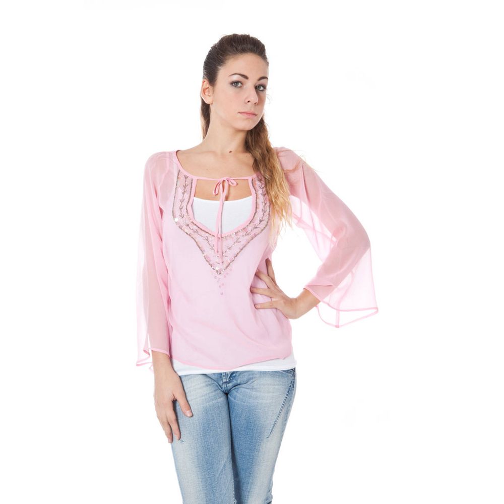 Phard Rosa Seide Frauen T-Shirt