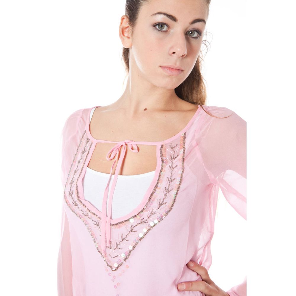 Phard Rosa Seide Frauen T-Shirt