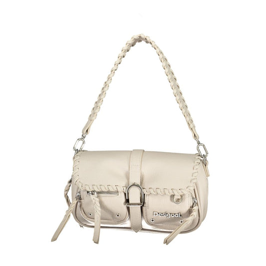 Desigual Handtasche aus weißem Polyethylen